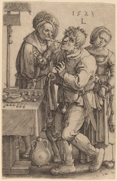 Dentysta autorstwa Lucas van Leyden