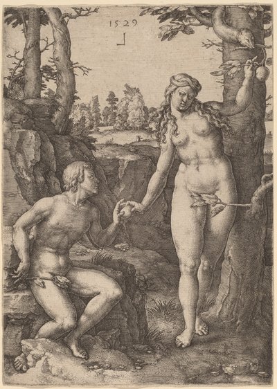 Upadek człowieka autorstwa Lucas van Leyden