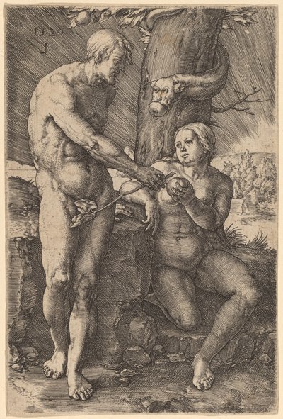 Upadek człowieka autorstwa Lucas van Leyden