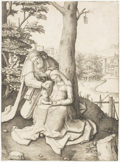 Święta Rodzina autorstwa Lucas van Leyden