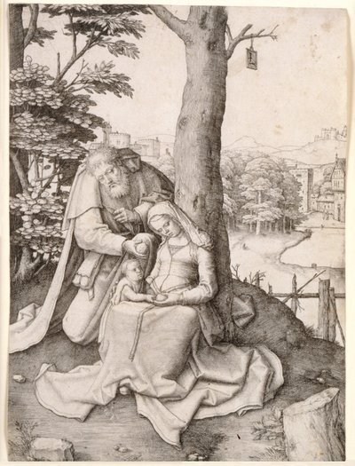 Święta Rodzina autorstwa Lucas van Leyden
