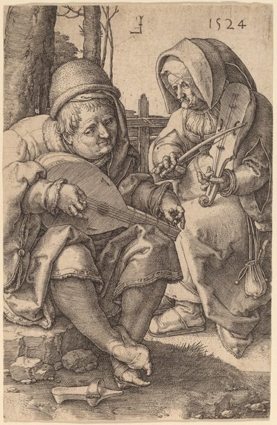 Muzycy autorstwa Lucas van Leyden