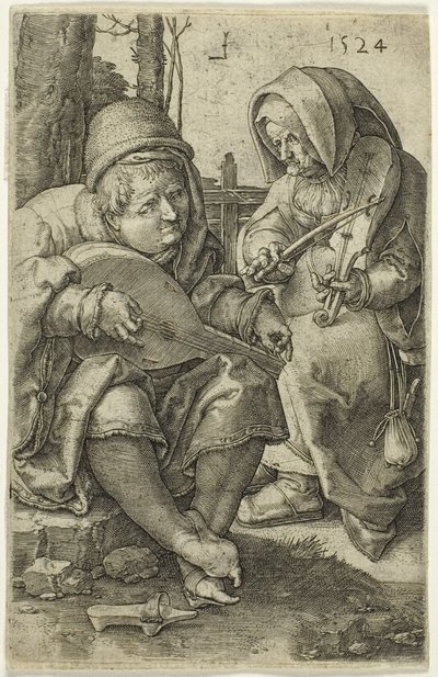 Muzycy autorstwa Lucas van Leyden