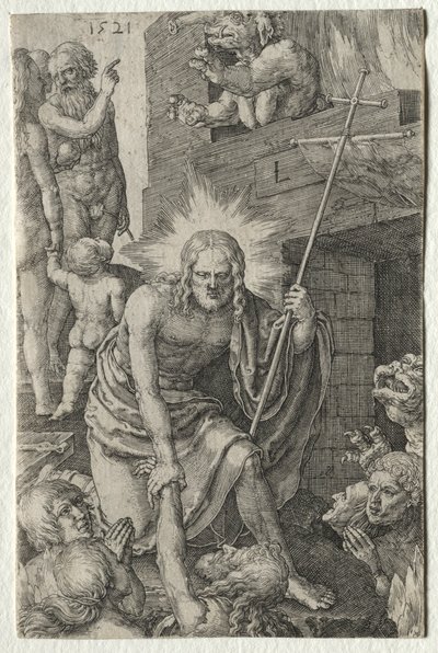 Pasja: Zejście do Otchłani, 1521. autorstwa Lucas van Leyden