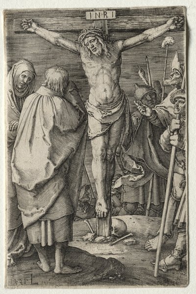 Pasja: Ukrzyżowanie, 1521. autorstwa Lucas van Leyden