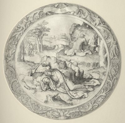 Okrągła Pasja, 1509. autorstwa Lucas van Leyden