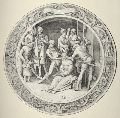 Okrągła pasja: Ecce Homo autorstwa Lucas van Leyden
