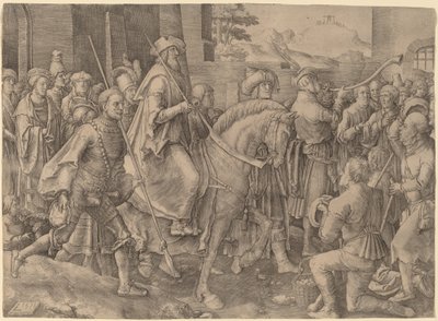 Triumf Mardocheusza autorstwa Lucas van Leyden