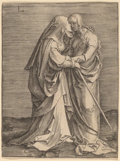 Nawiedzenie Matki Boskiej autorstwa Lucas van Leyden
