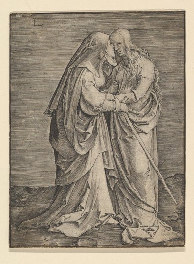 Nawiedzenie ok. godz. 1516. autorstwa Lucas van Leyden
