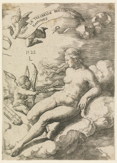 Wenus i Kupidyn autorstwa Lucas van Leyden
