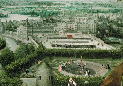 Wiosna. Tło autorstwa Lucas van Valckenborch