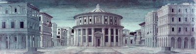 Widok idealnego miasta, XV wiek autorstwa Luciano Laurana