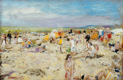 Na plaży; Sur la Plage autorstwa Lucien Adrion