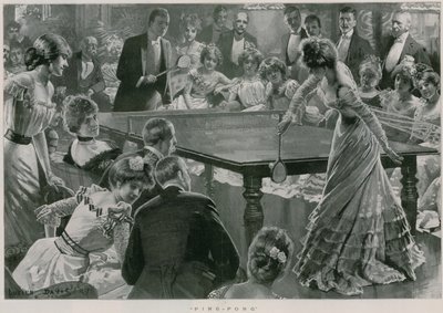 Ping-Pong (litografia) autorstwa Lucien Davis