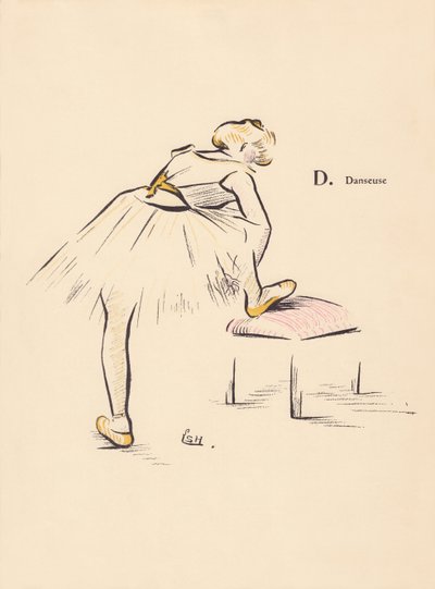 D. Tancerz autorstwa Lucien L. (active 1904) Henreaux