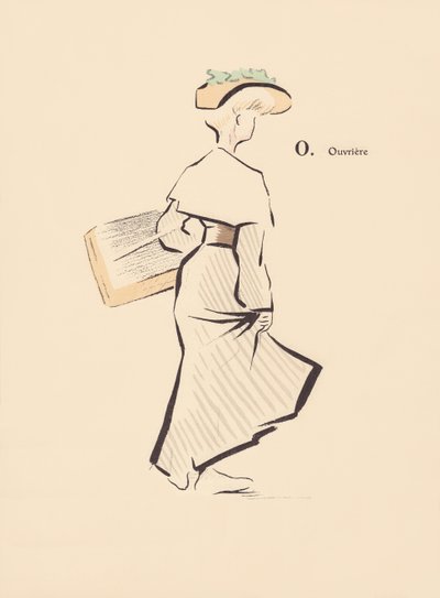 O. Pracownik autorstwa Lucien L. (active 1904) Henreaux