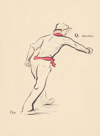 Q. Kłótnik autorstwa Lucien L. (active 1904) Henreaux