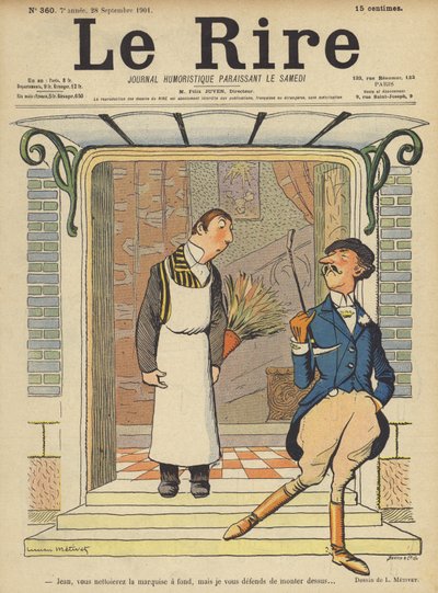 Ilustracja do Le Rire autorstwa Lucien Metivet