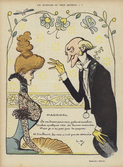 Ilustracja do Le Rire autorstwa Lucien Metivet