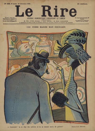 Ilustracja do Le Rire autorstwa Lucien Metivet