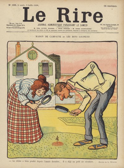Ilustracja do Le Rire autorstwa Lucien Metivet