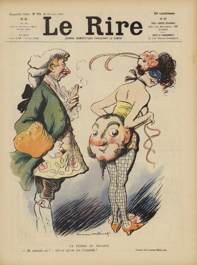 Ilustracja do Le Rire autorstwa Lucien Metivet