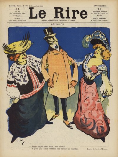 Ilustracja do Le Rire autorstwa Lucien Metivet