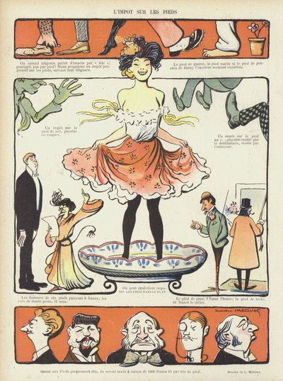 Ilustracja do Le Rire autorstwa Lucien Metivet