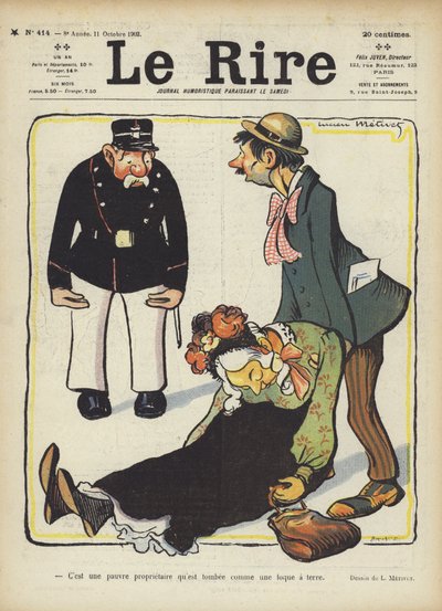Ilustracja do Le Rire autorstwa Lucien Metivet