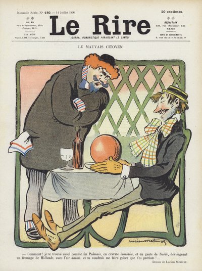 Ilustracja do Le Rire autorstwa Lucien Metivet