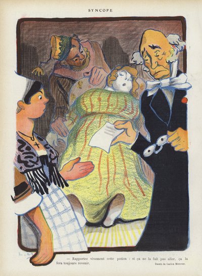 Ilustracja do Le Rire autorstwa Lucien Metivet