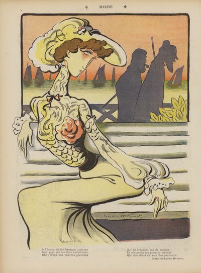 Ilustracja do Le Rire autorstwa Lucien Metivet