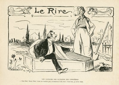 Ilustracja w Le Rire autorstwa Lucien Metivet
