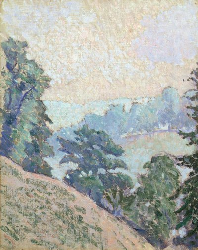 Brookleton Dale, Youlgrave, Derbyshire autorstwa Lucien Pissarro