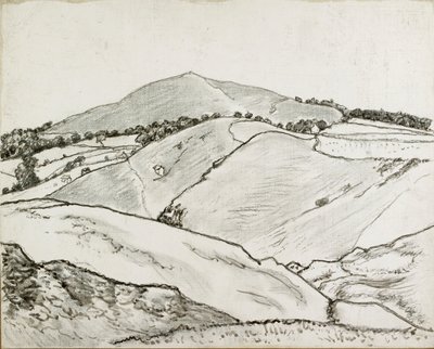 Cefn Bryn, 1933 autorstwa Lucien Pissarro