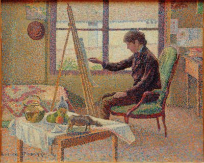 Pracownia artysty - portret brata autorstwa Lucien Pissarro