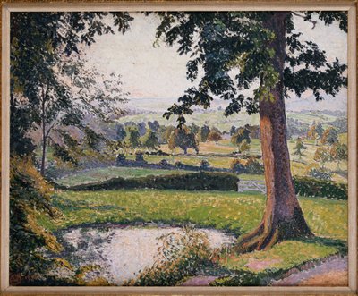 Staw Gunville, Sedgeville autorstwa Lucien Pissarro