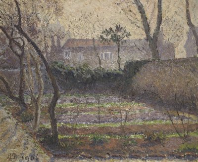 Szron, Chiswick, 1906 autorstwa Lucien Pissarro