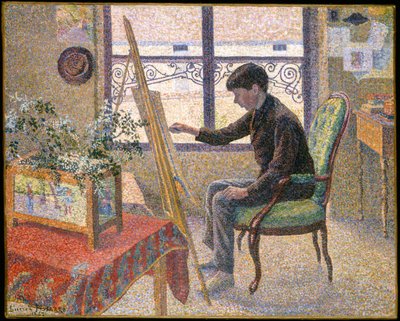 Wnętrze studia autorstwa Lucien Pissarro