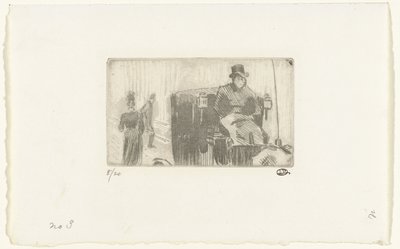 Przewóz w deszczu autorstwa Lucien Pissarro