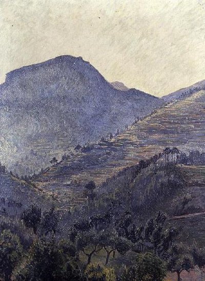 La Bau, Zachód Słońca autorstwa Lucien Pissarro