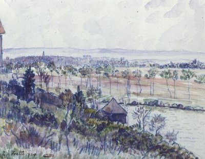 La Frette autorstwa Lucien Pissarro