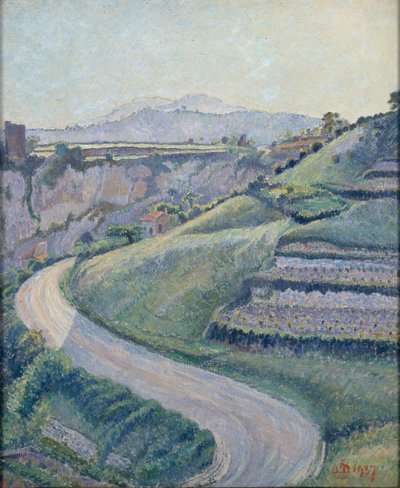 Nowa droga, Cotignac, 1937 autorstwa Lucien Pissarro