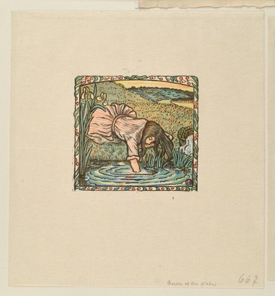 Królowa ryb autorstwa Lucien Pissarro