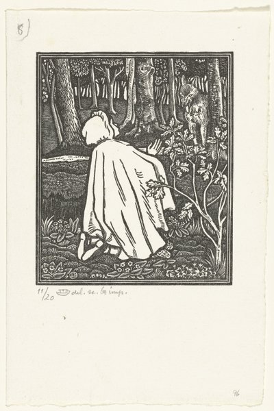 Roodkapje Czerwony Kapturek autorstwa Lucien Pissarro