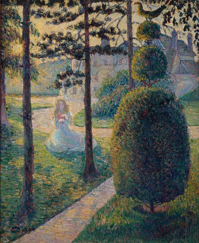 Wróżka, 1894 autorstwa Lucien Pissarro