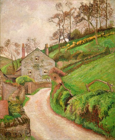 Domek gajowego, czyli domek ogrodnika autorstwa Lucien Pissarro