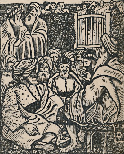 Spotkanie Starszych, 1919 autorstwa Lucien Pissarro