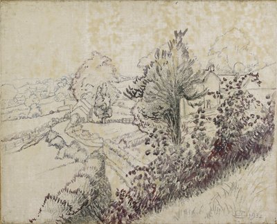 Widok Leintwardina, 1932 autorstwa Lucien Pissarro
